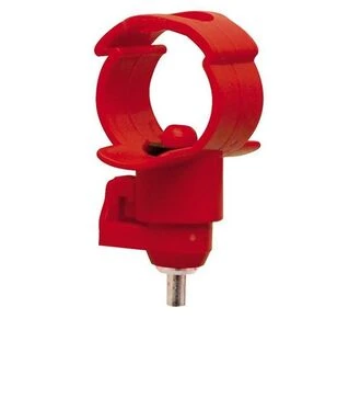 Поилка ниппельная универсальная с креплением на круглую трубу для птиц (кур, цыплят, цыплят, перепелов), 25 мм.