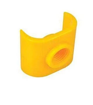 Накладка для ніпельної поїлки на квадратну трубу, 22х22мм