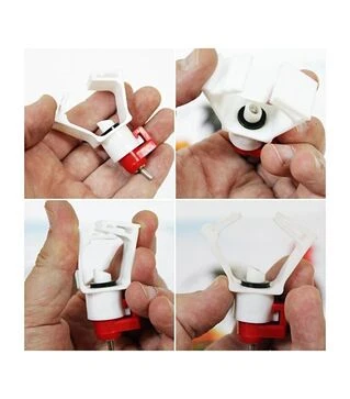 Поила нипельная для птицы C14 (360&deg;) с креплением на квадратную трубу