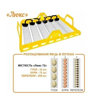 Инкубатор автоматический Теплуша Люкс 72 ТАВ (220 В)