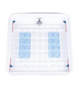 Инкубатор автоматический Рябушка Turbo 120 (220 В), с влагомером