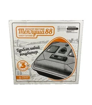Инкубатор механический Теплуша 88 ТМВ12 Pro (220 В; 12 В), теновый с влагомером