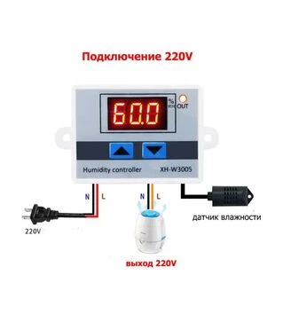 Регулятор вологості XH-W3005, 220 В