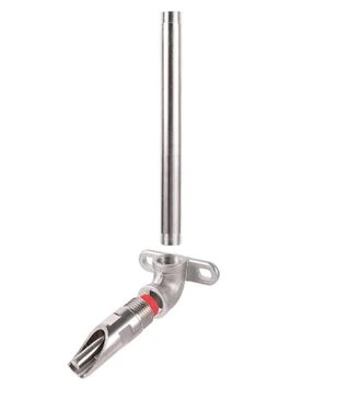 Опуск из нержавеющей стали до чашечных поилок, 50 см