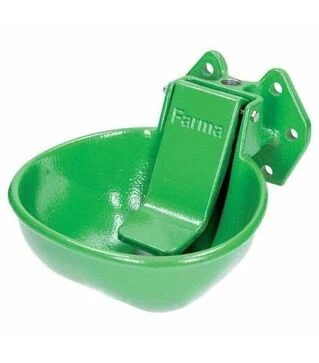 Чавунна чашкова поїлка для великої рогатої худоби (корів, телят, коней, ВРХ)