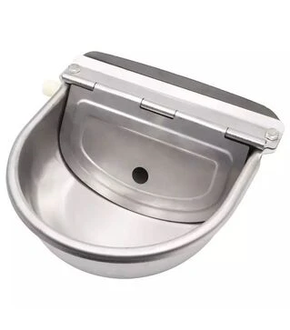 Автоматична поїлка з нержавіючої сталі для кіз, овець і ВРХ - пластиковий клапан