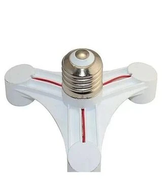 Переходник из патрона Е27 на 3 патрона Е27