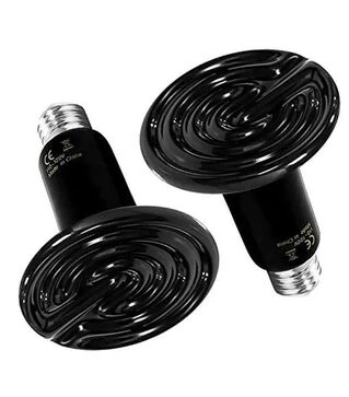 Инфракрасная керамическая лампа 50W излучатель для обогрева животных и птицы