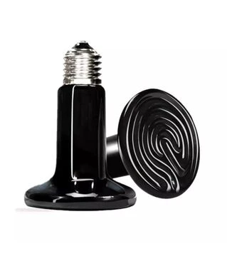 Інфрачервона лампа керамічна 100W випромінювач для обігріву тварин та птиці