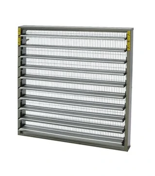 Ручні вентиляційні жалюзі 1000х1000х100 мм