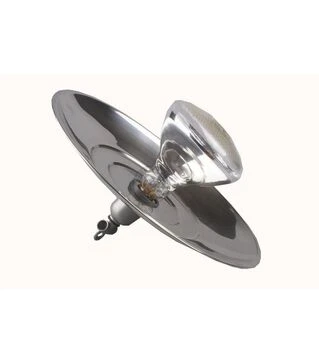 Плафон для инфракрасной лампы из нержавейки, с патороном и крюком