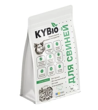KYBio Бактерии для подстилки для свиней, 1 кг