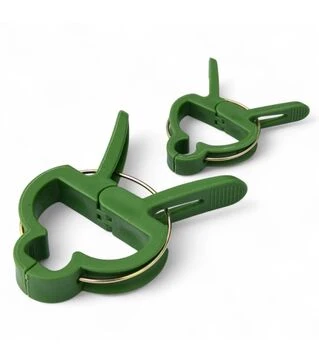 Зажим для крепления растений Agrario 2 размера: 4,5x6 см, 3x4 см, 10 шт