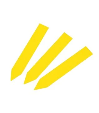 Этикетки-колочки Becker PET-R, оранжевые, 500 шт