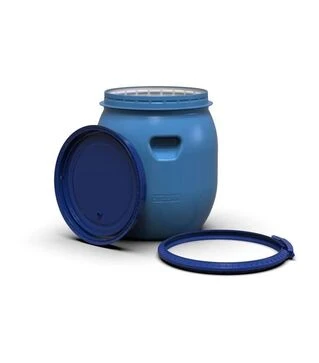 Бочка пластиковая Litolan 45 л, с хомутом (2964)