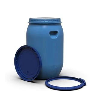 Бочка пластиковая Litolan 65 л, с хомутом (2963)