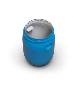 Бочка пластиковая Litolan 65 л, с металлическим хомутом (29637)