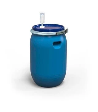 Бочка для бродіння Litolan 65 л, з металевим хомутом та U-подібним клапаном (29632М)