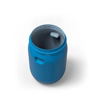 Бочка для бродіння Litolan 65 л, з металевим хомутом та U-подібним клапаном (29632М)