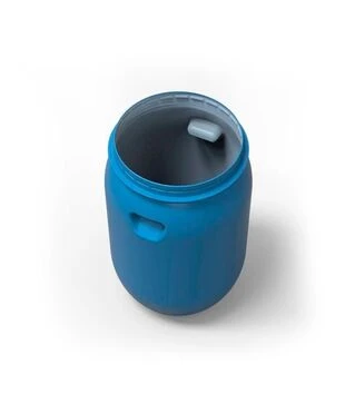 Бочка для бродіння Litolan 65 л, з гідрозатвором та латунним краном 1/2" (29636М)