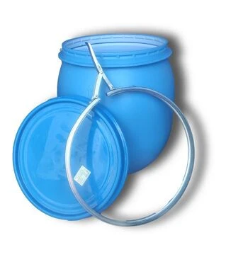 Бочка для бродіння герметична Litolan 80 л, з гідрозатвором та металевим хомутом (29682М)