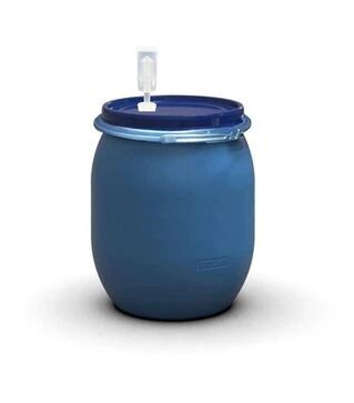 Бочка для бродіння герметична Litolan 100 л, з гідрозатвором та металевим хомутом (27582М)