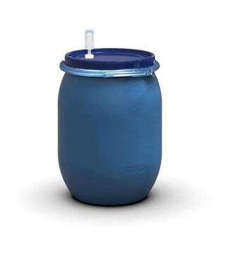 Бочка для бродіння герметична Litolan 130 л, з металевим хомутом та гідрозатвором (27642М)