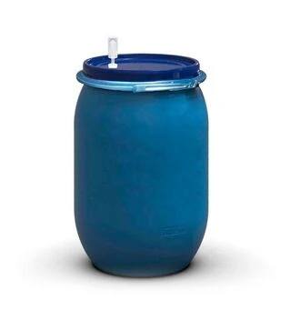 Бочка для бродіння герметична Litolan 150 л, з металевим хомутом та гідрозатвором (27612М)