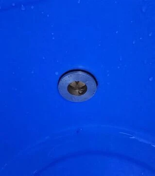 Бочка для бродіння Litolan 150 л, з гідрозатвором та латунним краном 1/2" (276121М)