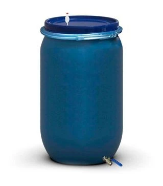 Бочка для бродіння Litolan 230 л, з гідрозатвором та краном 1/2" з нержавіючої сталі (27031112М)