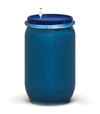 Бочка для бродіння герметична Litolan 230 л, з металевим хомутом та гідрозатвором (270311М)