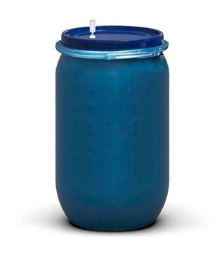 Бочка для бродіння герметична Litolan 230 л, з металевим хомутом та гідрозатвором (2703112М)