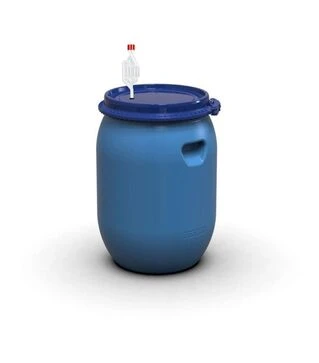 Бочка для бродіння герметична Litolan 55 л, з S-подібним клапаном (29651)