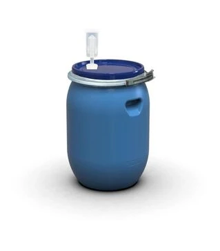 Бочка для бродіння Litolan 55 л, з металевим хомутом та U-подібним клапаном (29652М)