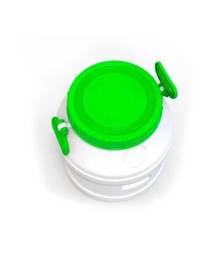 Бидон пищевой Европласт 45 л, с зеленой крышкой (17331)