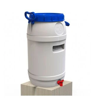 Бідон харчовий Європласт 20 л, з ручками і пластиковим краном (249722)