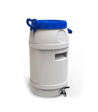 Бідон харчовий Європласт 20 л, з ручками і нержавіючим краном AISI 304 (249724)
