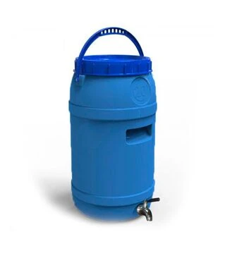 Бидон пищевой Litolan 20 л, с нержавеющим краном и дужкой, 100% защита от УФ (43257)