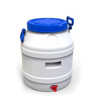 Бідон харчовий Європласт 45 л, з пластиковим краном (173292)