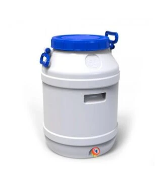 Бидон пищевой Европласт 55 л, с вентильным краном (172771)