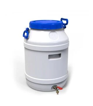 Бідон харчовий Європласт 55 л, з латунним краном (172774)