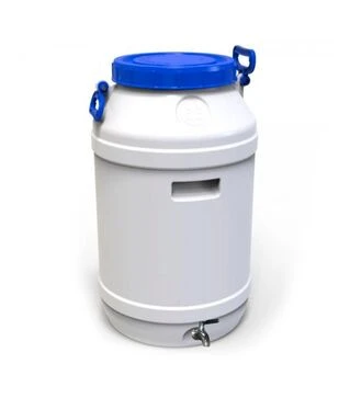 Бидон пищевой Европласт 65 л, с нержавеющим краном (172591)