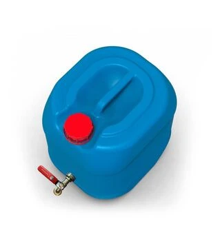 Каністра технічна Litolan 20 л, з латунним краном під шланг (21822)