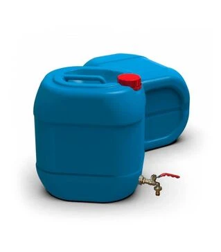 Каністра технічна Litolan 20 л, з латунним краном під шланг (21822)