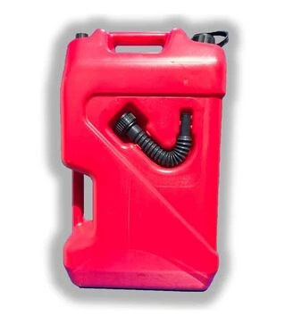 Каністра для бензину Litolan 20 л, з носиком та спускним отвором (3467)