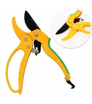 Секатор GRUNTEK Uhu з ковадлом і храповим механізмом, 24 мм (295104205_UHU)