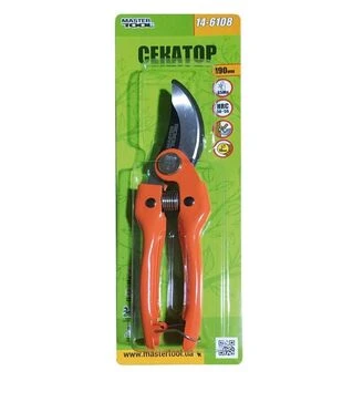 Секатор MASTERTOOL 190 мм (14-6108)