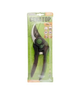 Секатор MASTERTOOL 200 мм, з тефлоновим покриттям та регулятором розкриття лез (14-6125)