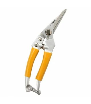 Секатор Tolsen, 200 мм, нержавіючі прямі леза (31031)