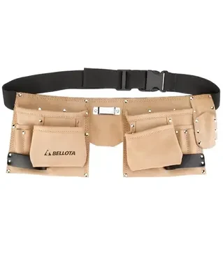 Пояс для інструментів шкіряний Bellota PC6BOL, 6 кишень